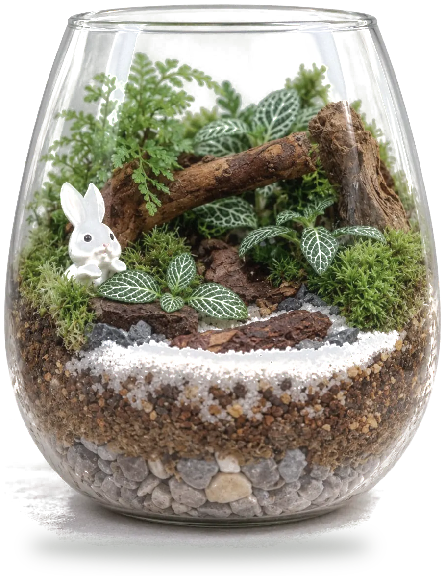 Mini Orb terrarium